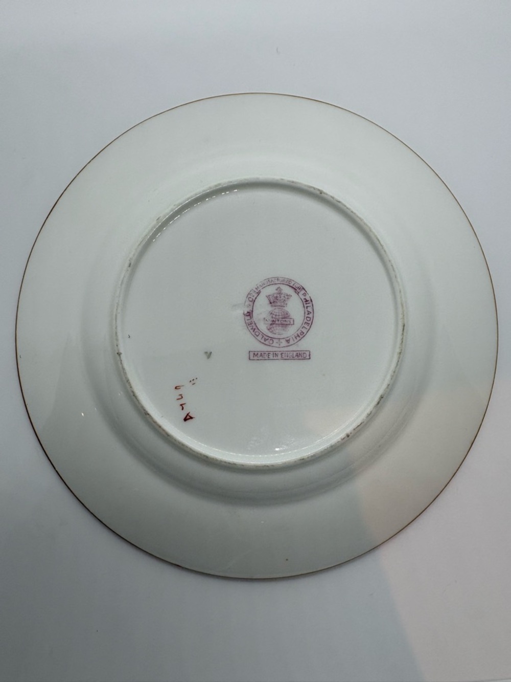 RARE Antique “Mintons”, “Poonah” design plate - Picture 2 of 4